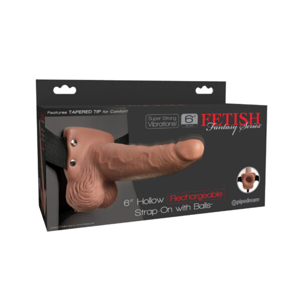 FF 6 Hollow Recharge Strap-On Balls, Tan