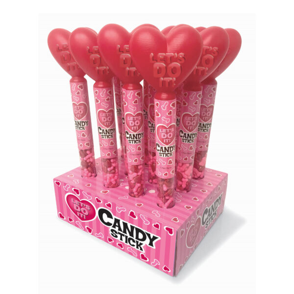 Let's Do It Heart Candy Cane 12pc Dp