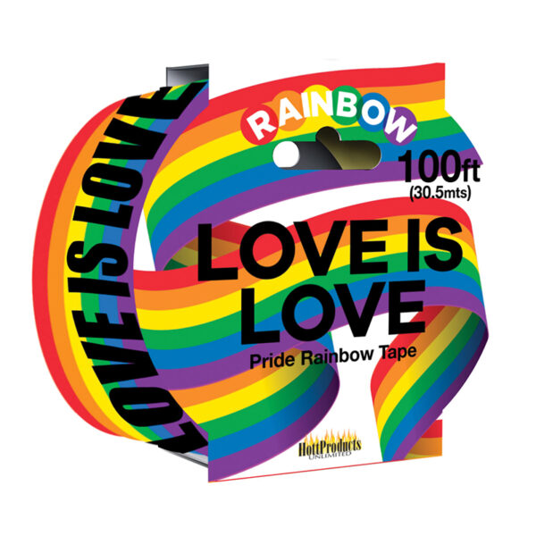 Love Is Love  Rainbow Caution Tape. 100'