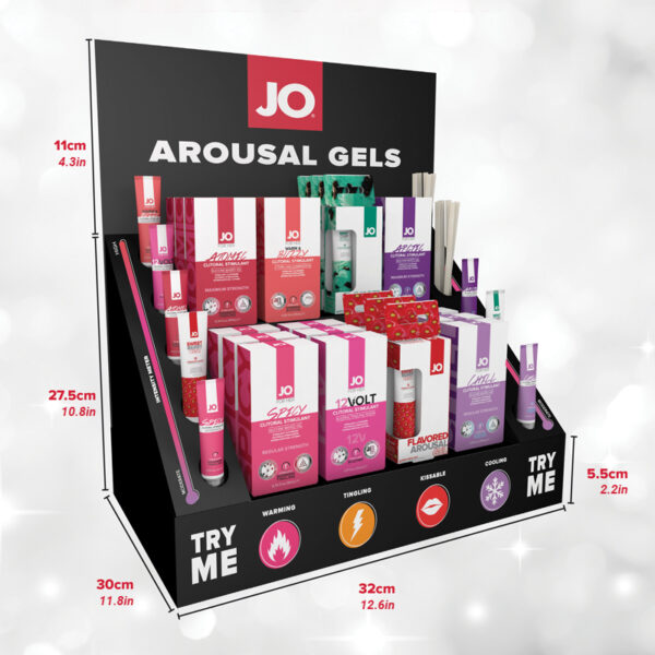 Jo Arousal Gel Counter Display