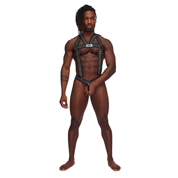 MP  Elastic Harness with Ring Blk 1SZ