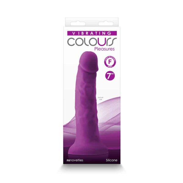 Colours Pleasures 7in Vibrating Dong Pur