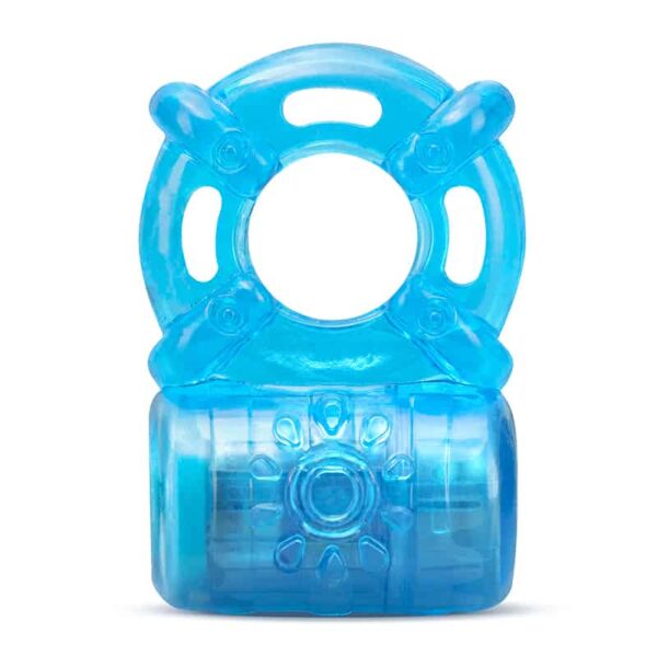 Stay Hard - 5 Function Cock Ring-Blue