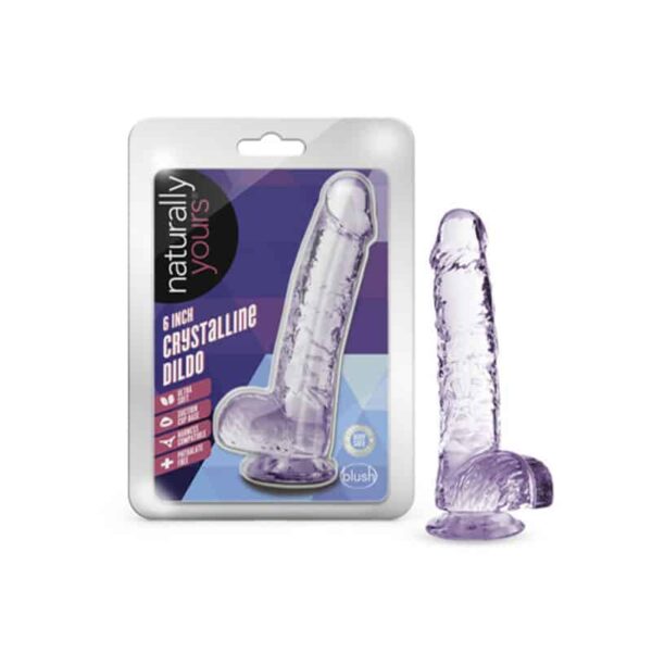 Naturally Yours Crystalline Dildo 6in Am