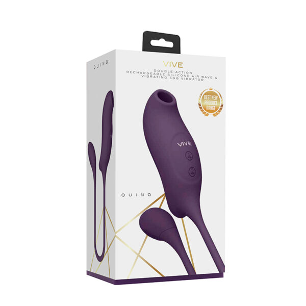 Vive Quino Air Wave Vibrating Egg Pur