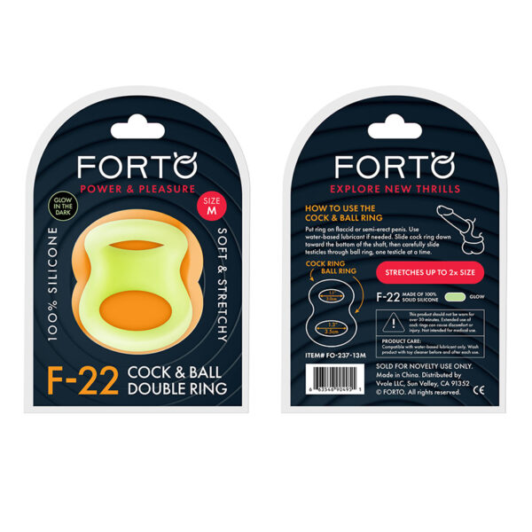 Forto F-22: D Ring Liquid Sil 53/55mm Gl