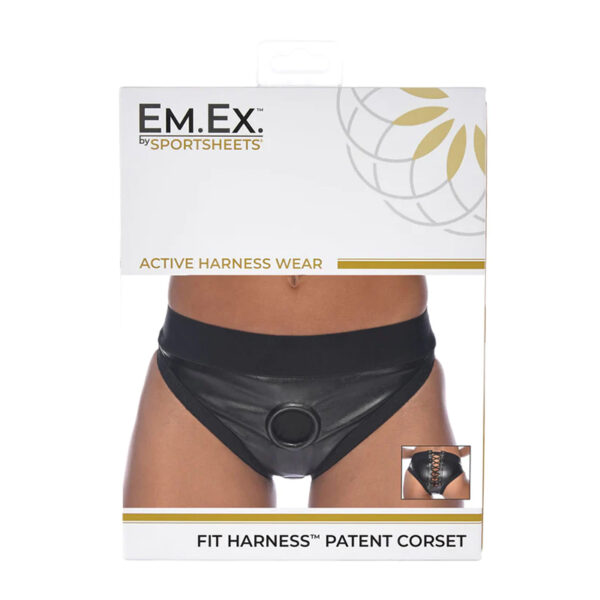 SS Fit Harness Patent Corset M