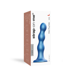 Strap-On-Me Dildo Plug Balls Met Blu  L