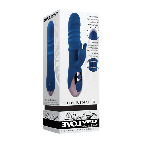 Evolved Ringer Thrusting Rabbit Vibe Blu