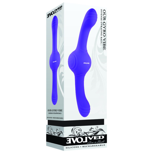Evolved Our Gyro Vib Rechargeable Sil Pu