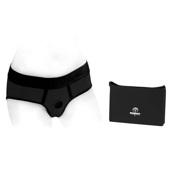 SpareParts Tomboi Nylon Briefs Blk S