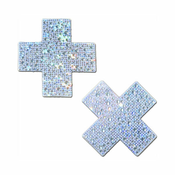 Pastease Crystal Sparkling Crosses Silv