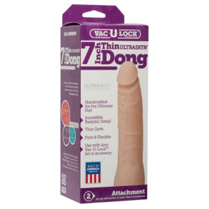 Vac-U-Lock- 7in Thin Dong ULTRASK  White