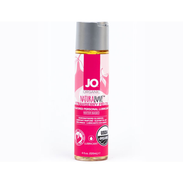 JO USDA Organic Lube Stawberry 4 fl oz