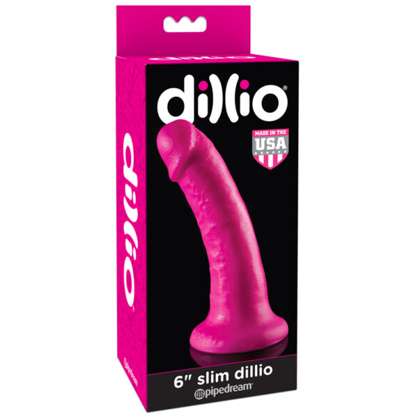 Dillio 6in Slim Dildo Pink