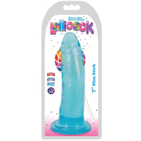 Lollicock Slim Stick 7in Dildo Berry